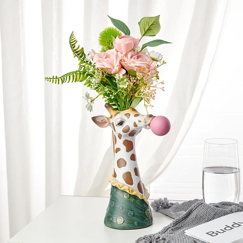 Bubble Safari Art Vase - Playful Art for Modern Spaces