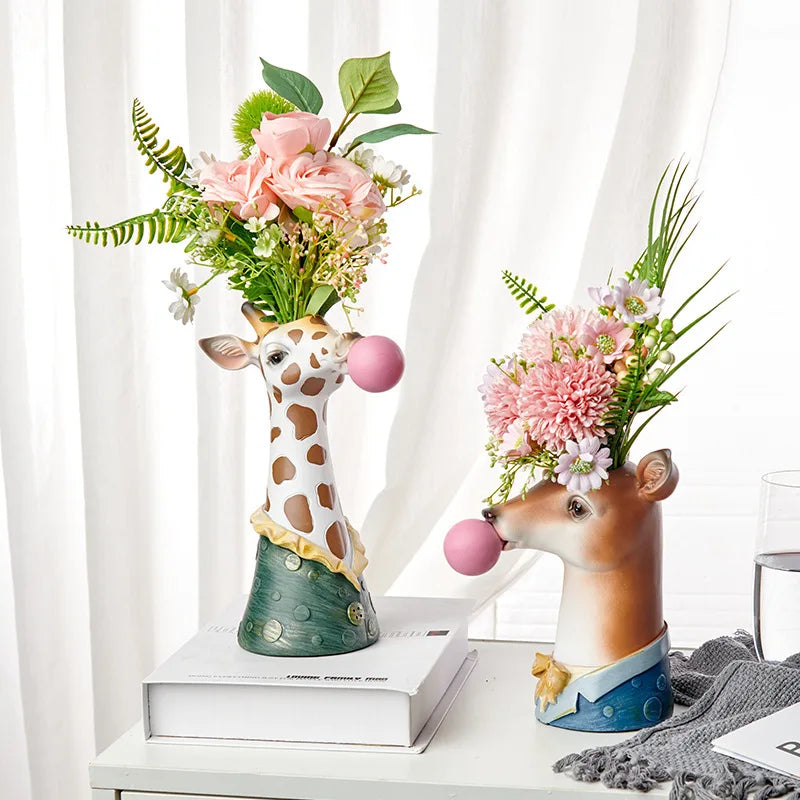 Bubble Safari Art Vase - Playful Art for Modern Spaces