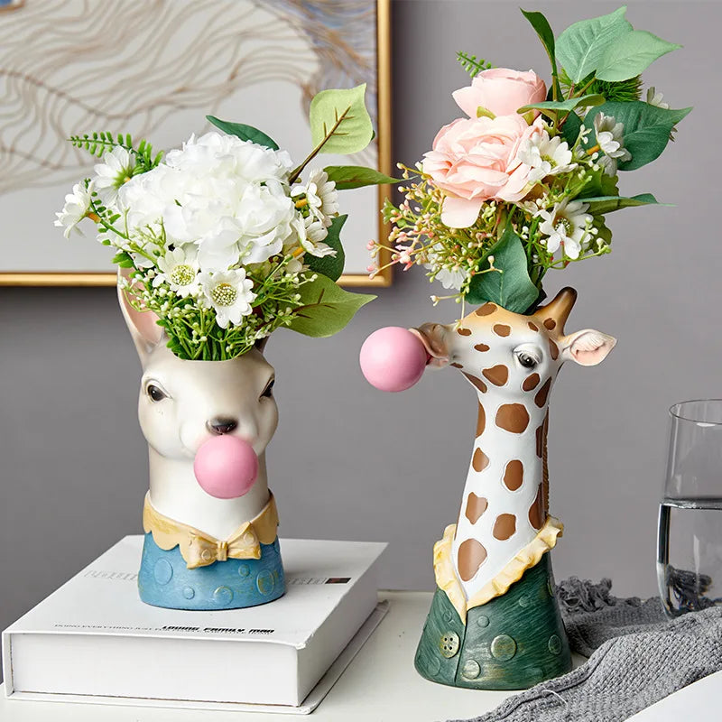 Bubble Safari Art Vase - Playful Art for Modern Spaces