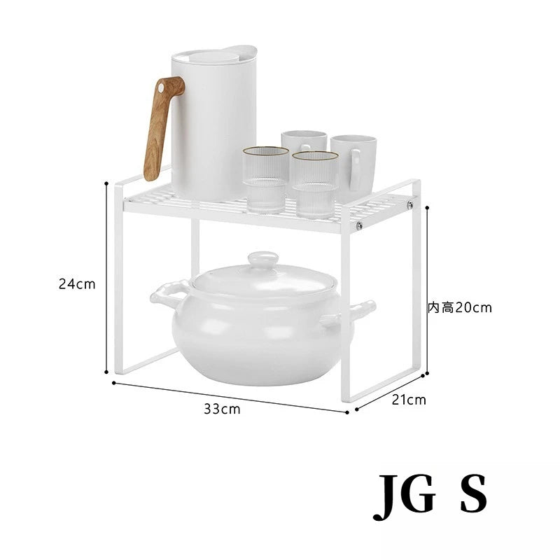 Adjustable Elegance - Expandable Organiser for a Tidy Kitchen