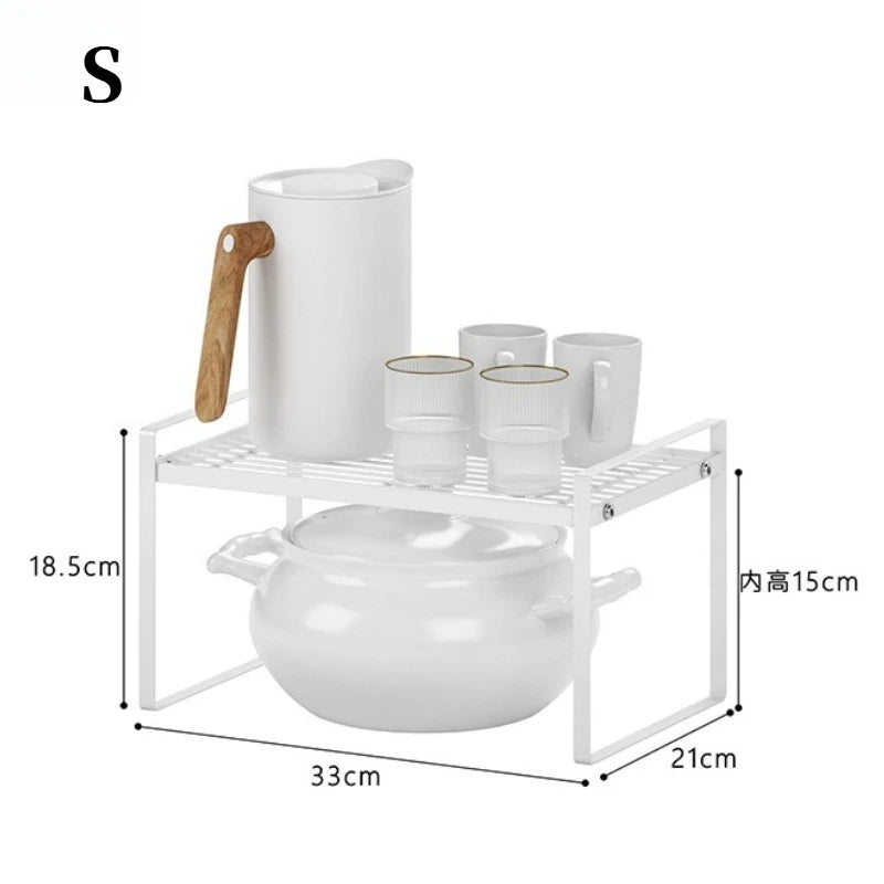Adjustable Elegance - Expandable Organiser for a Tidy Kitchen