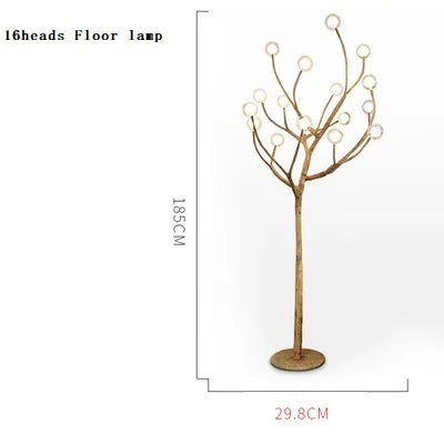 Rustic Nordic Glow – Retro LED Chandelier