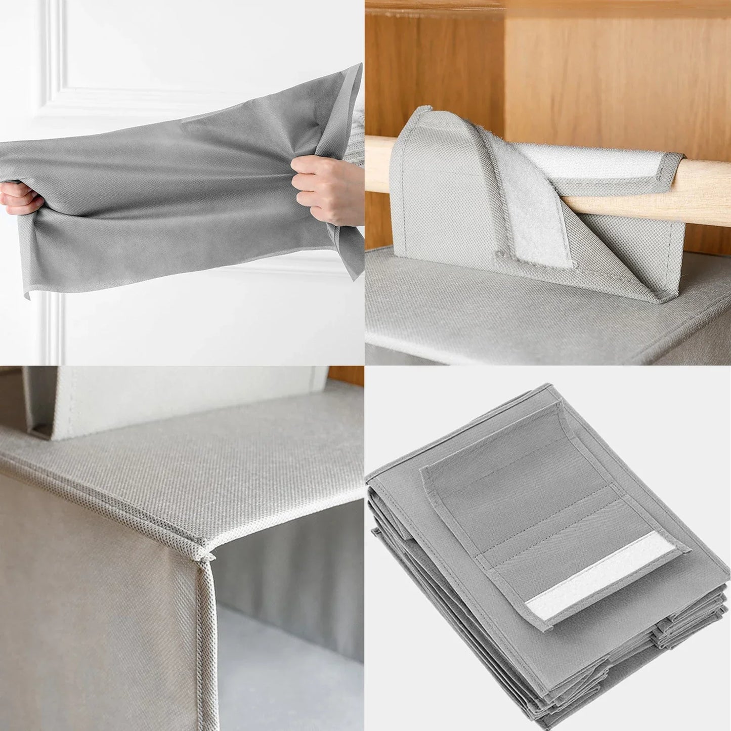 Vertical Versatility - Foldable Hanging Wardrobe Organiser