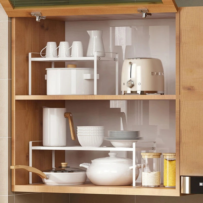 Adjustable Elegance - Expandable Organiser for a Tidy Kitchen