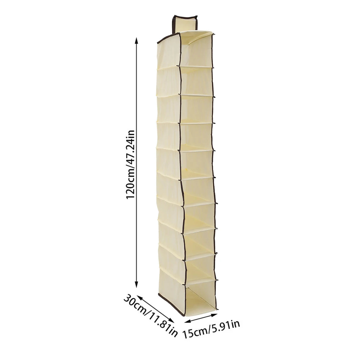 Vertical Versatility - Foldable Hanging Wardrobe Organiser