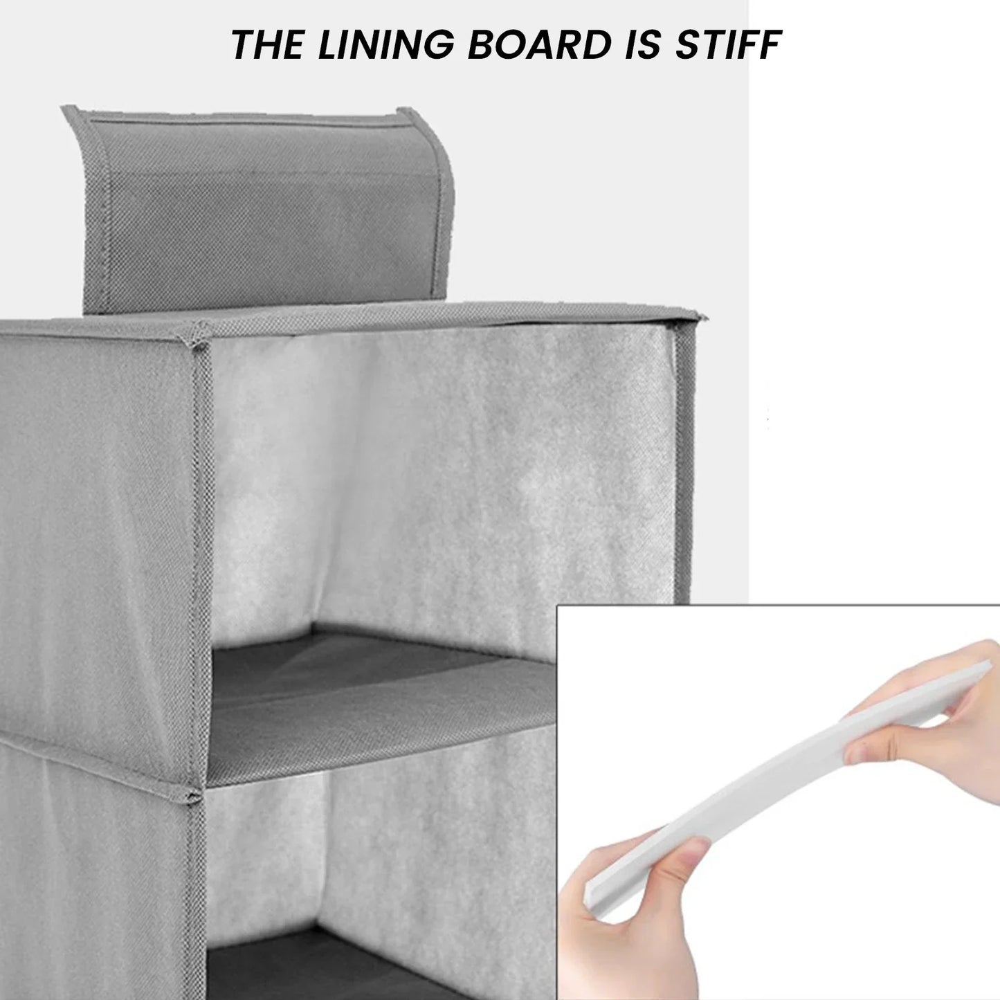 Vertical Versatility - Foldable Hanging Wardrobe Organiser