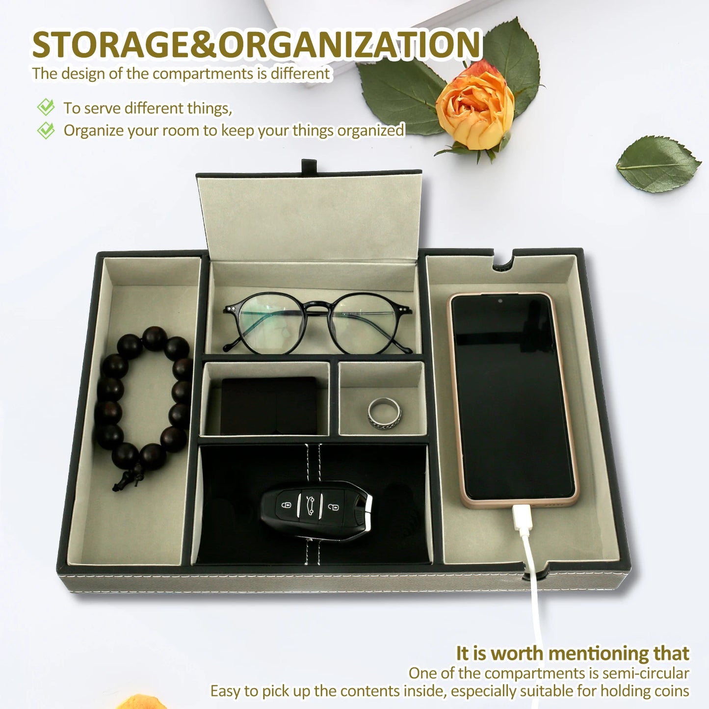 Declutter with Class – Your Essentials Deserve the Ultimate Valet Tray