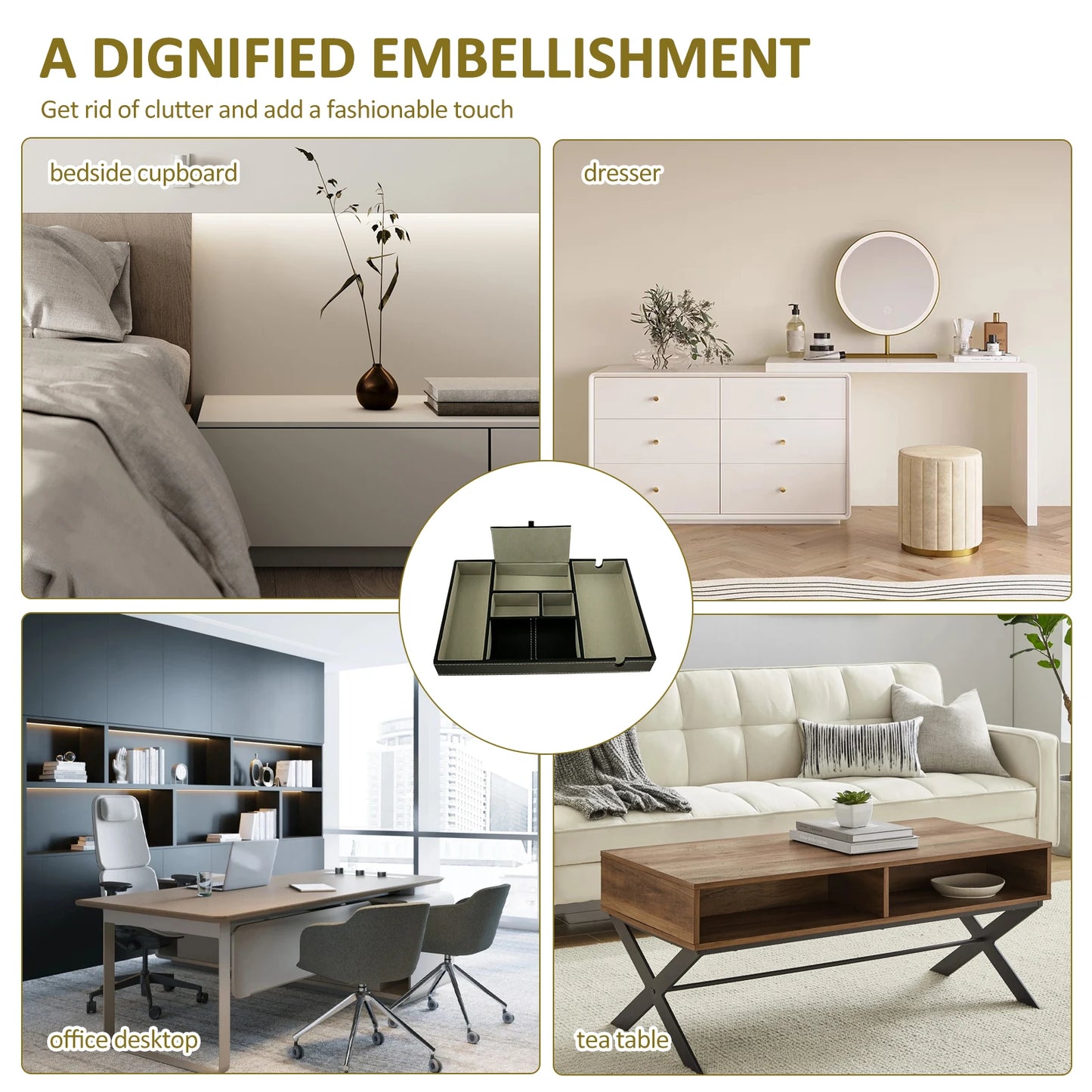 Declutter with Class – Your Essentials Deserve the Ultimate Valet Tray