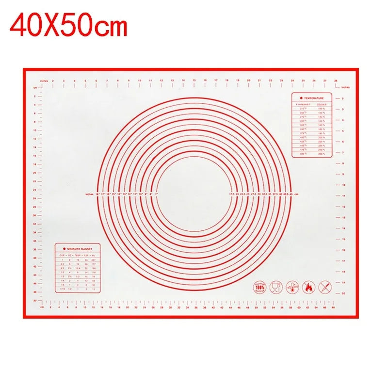 Baker’s Bliss Extra Thick Silicone Pastry Mat – Non-Stick Perfection