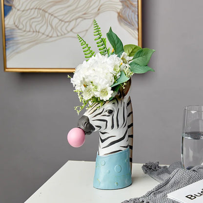 Bubble Safari Art Vase - Playful Art for Modern Spaces
