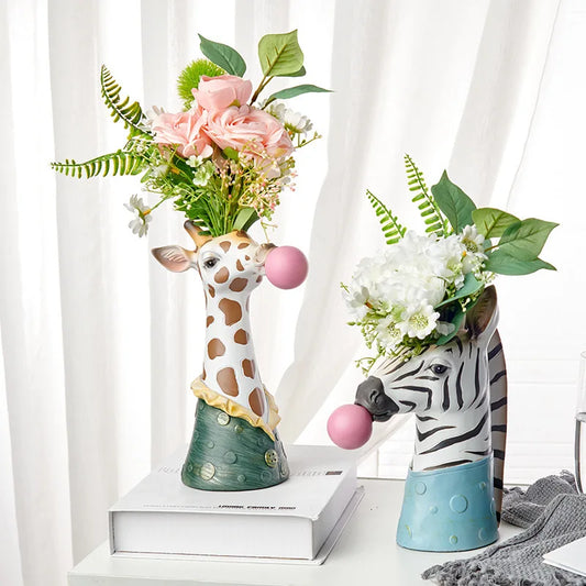Bubble Safari Art Vase - Playful Art for Modern Spaces