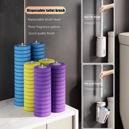 FreshFlush – Disposable Toilet Brush Refills for Effortless Cleaning