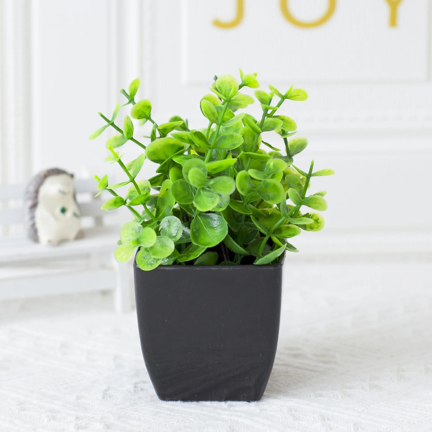 Evergreen Charm Mini Potted Eucalyptus for Chic Interiors