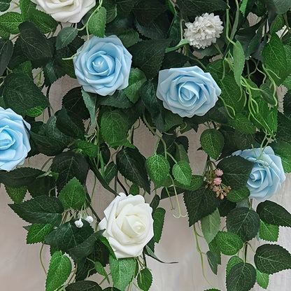 BlossomCraft 25 Artificial Roses with Stems – Elegant DIY Creations