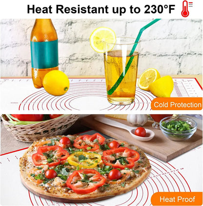 Baker’s Bliss Extra Thick Silicone Pastry Mat – Non-Stick Perfection