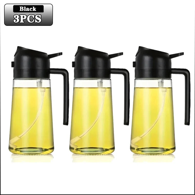 CookSmart Dual Oil Dispenser – Sprayer and Storage in One