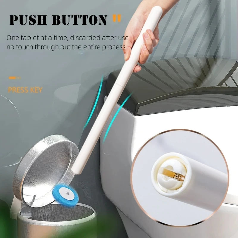 HygienePro – Disposable Toilet Brush Kit with Wall Mount