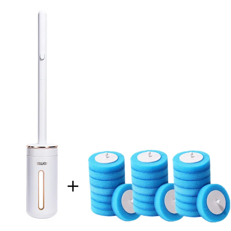 HygienePro – Disposable Toilet Brush Kit with Wall Mount